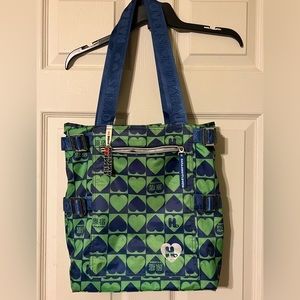 Green and blue Harajuku Lovers Bag Large